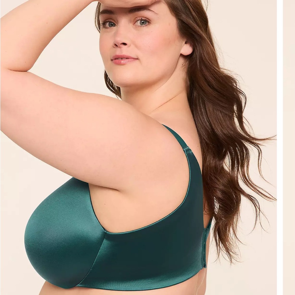 Cacique Brand Invisible Backsmoother Lightly Lined Full Coverage Bra Blue 50C - Picture 2 of 8